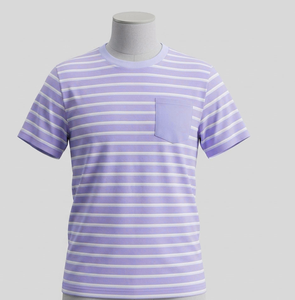 High Quality 100% Pure Cotton Men's Summer T-Shirt Customized Short Sleeve Loose Fit and Various Colors Solid Design t shirts - Product Image 3