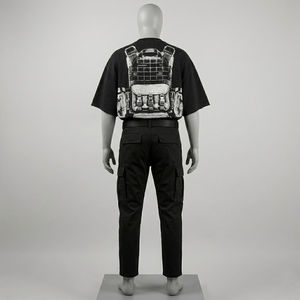 Custom Manufacturer Cotton <b>Silk</b> Screen Printed Eco-Friendly Loose Fit Breathable Casual Streetwear T-<b>Shirts</b> For <b>Men</b> - Product Image 4