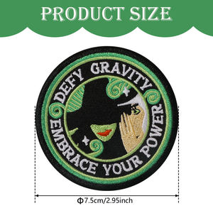 Custom Embroidered Patches Wholesale <b>Iron</b> <b>On</b> Embroidery Sew <b>On</b> Woven Applique Badge Personalized Patch for Jackets Hats Caps Cl - Product Image 2