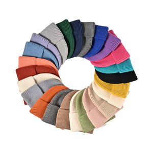 Bonnet d'hiver unisexe en tricot chaud, côtelé, en laine, doux et extensible, pour l'extérieur par temps froid - Product Image 6