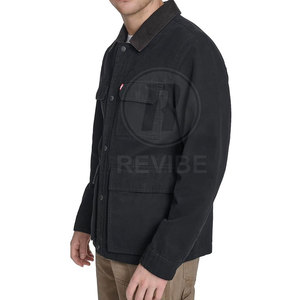 Nouvelle arrivée, veste d'hiver pour homme 100% coton, logo sur le devant, design personnalisé, écologique, respirante, décontractée, de haute qualité - Product Image 4
