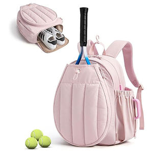 Professional Women's Tennis Shoulder Bag with Quilted Front and Dedicated Shoe Compartment - Product Image 1