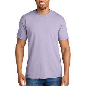 T-shirt personnalisé pour homme, uni, décontracté, basique, à manches courtes, coupe ajustée, t-shirt de haute qualité 100% coton pour homme - Product Image 2