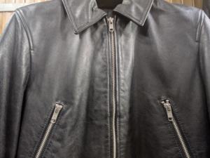 Chaqueta de cuero estilo bomber genuina, totalmente personalizada, con diseño moderno y elegante, cremallera de calidad, para hombre. - Product Image 3