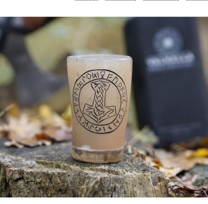 Vente en Gros de Corne à Boire Viking Écologique Premium Réutilisable Lavable Style Animal de Noël Poli Artisanat Naturel Biologique - Product Image 4
