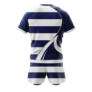 Conjunto de Uniforme Deportivo de Rugby para Hombre, Jersey y Pantalones Cortos de Secado Rápido y Transpirables, Ropa de Equipo, Proveedor OEM - Product Image 3