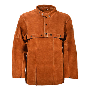 Chaqueta de Soldador Resistente al Calor, Retardante de Llama, a Prueba de Fuego, Chaqueta de Seguridad para Trabajos de Construcción y Soldadura, Ropa FR - Product Image 2