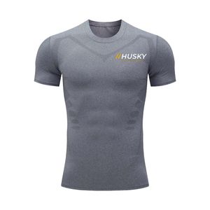Camiseta Deportiva para Hombre, Absorbente de Humedad, Transpirable, de Secado Rápido, para Running, Baloncesto, Tejido Sólido - Product Image 5