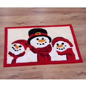 พรมปูพื้นอาบน้ำ 100% ผ้าฝ้ายแท้ เนื้อนุ่มพิเศษ ซึมซับน้ำได้ดี ตกแต่งด้วยลายคริสต์มาส - Product Image 4