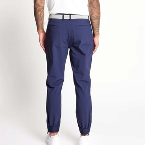 Pantalon de golf décontracté et élégant pour homme, modèle 2026, personnalisé, en tissu épais, avec poches latérales, mélange polyester-coton, vente en gros, OEM - Product Image 1