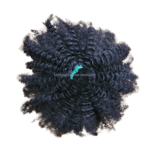 Mèches de cheveux afro crépues emmêlées sans produits chimiques ajoutés Extensions de cheveux humains vierges Remy à cuticule alignée - Product Image 2