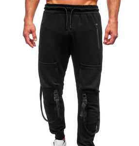 Men's Casual Track Jogger Pants Elastic Waistband High GSM French Terry Fleece Custom Logo Straight Customizable Size Sweat - Product Image 5
