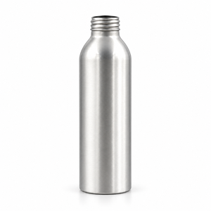 Botella de Bebida de Aluminio Cepillado 99.7% Puro con Tapa de Rosca ROPP - Product Image 1