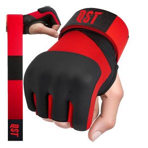 Professional <b>Karate</b> Mitts Elasticated Cotton Martial Arts Boxing MMA Training Inner <b>Gloves</b> Open Finger Inner gel padded <b>Gloves</b> - Product Image 1