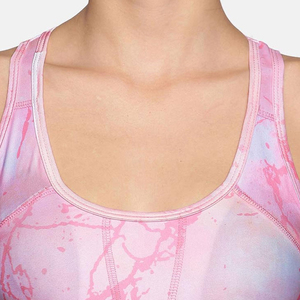OEM Moisture Wicking Yoga Sports Bra <b>Strappy</b> Backless Seamless Activewear <b>Top</b> for Women - Product Image 4