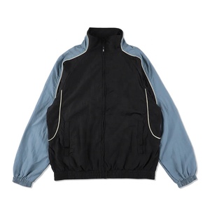 Mens Vintage Oversized Tracksuit Colorblock Patchwork Windbreaker Jacket and <b>Pants</b> Set Lightweight Sportswear Tracksuit - Product Image 2