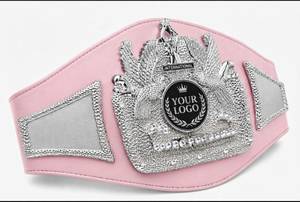 Cinturón de Campeonato de Karate y Boxeo Personalizado de Cuero Transpirable Unisex de Alta Calidad, 2.5 kg, Plateado, para Competencia Deportiva - Product Image 3