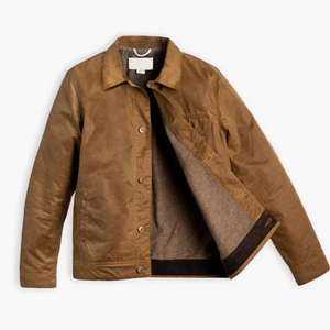 Premium Quality Lightweight Solid Color <b>Canvas</b> <b>Jacket</b> Windproof Customized Made <b>Canvas</b> <b>Jacket</b> For Online Sale - Product Image 3