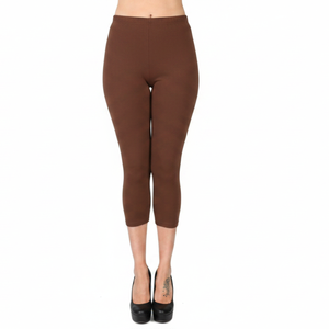 Women's Color Full Length Leggings Cotton/Bamboo Fiber Knitted Quick Dry Breathable High Waisted Tight <b>Running</b> Stretchy Thick - Product Image 1