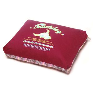 Lit pour chien ultra moelleux à motif tribal diamanté des années 70, meuble pour animaux de compagnie rectangulaire en boîte - Product Image 2
