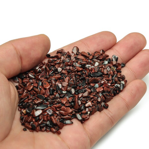 Pierres d'obsidienne acajou naturelle en vrac, polies, rouges et noires, pierres précieuses de guérison, respectueuses de l'environnement pour la fabrication de bijoux - Product Image 4