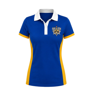 Camiseta Polo Personalizada de Dos Tonos para Mujer de Sigma Gamma Rho, Manga Corta, con Cuello, Ropa Casual de Hermandad, Personalizada, Venta al Por Mayor, OEM, ODM - Product Image 1