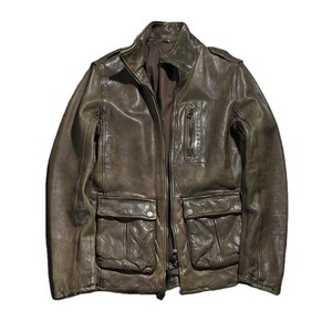 New Arrival Men's Leather <b>Jacket</b> High Quality Fashion Design Motorcycle Leather <b>Jacket</b> for Men - Product Image 1