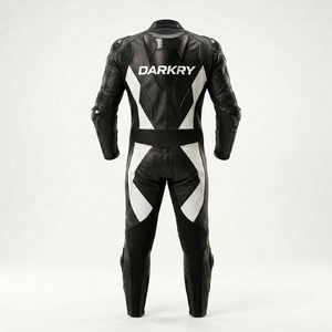 Combinaison de course moto personnalisée en cuir OEM, équipement de piste perforé en cuir de vachette, vêtements de protection pour motard, fabricant - Product Image 3