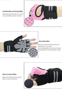 Gants de musculation professionnels respirants avec support intégré pour les poignets, gants de gym rembourrés antidérapants pour la musculation - Product Image 4