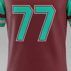 Maillots de football américain brodés respirants de haute qualité, personnalisables avec nom et logo d'équipe, pour la saison, vente en gros à prix abordable - Product Image 5