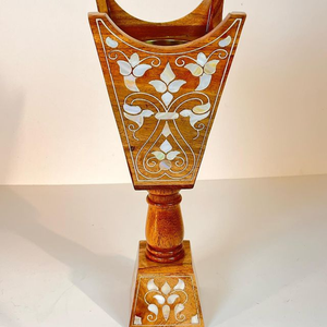 Wooden Bakhoor Burner (Mabkhara)-Handmade Eco-Friendly Aroma Burner for Home & Indoor/Outdoor Use - Product Image 1