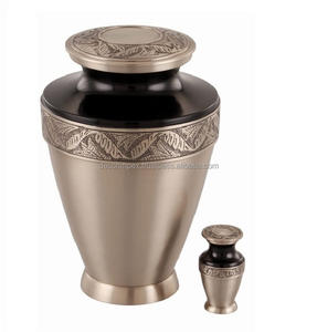 Urna Funeraria Moderna de Latón Macizo con Acabado Morado y Tapa Roscada para un Cierre Seguro, Decoración Ecológica para el Hogar - Product Image 5