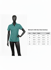 Nueva Camiseta Polo de Mujer de Alta Calidad, 100% Algodón, Ecológica, Transpirable, para Golf, Tela de 220g - Product Image 6