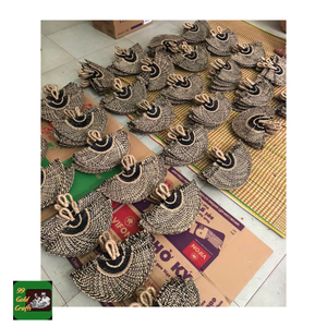 Éventail en jonc de mer de qualité supérieure, en paille et osier, pour une décoration unique de restaurant oriental, fabriqué avec fierté au Vietnam, offres B2B - Product Image 5