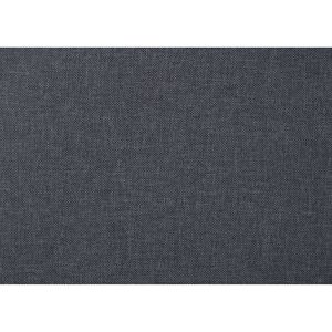 Letto matrimoniale imbottito in stile contemporaneo con testiera a pannello, trapuntatura a bottoni, ali laterali e finiture con borchie, 1 pezzo, finitura grigia, mobili per camera da letto - Product Image 5