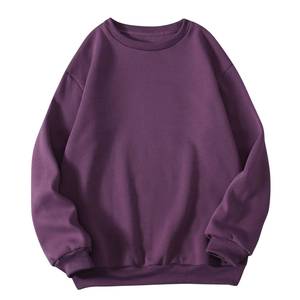 Sweat-shirt court à col rond en coton biologique pour femme, doux et léger, style streetwear, fabrication directe usine, OEM - Product Image 1