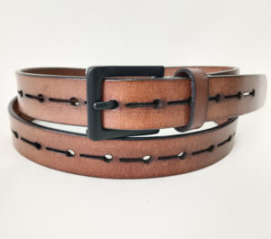 Ceinture en cuir élégante tendance pour homme, idéale pour les costumes formels et les pantalons de bureau, ceinture en cuir véritable de qualité supérieure pour homme, utilisation à long terme - Product Image 1