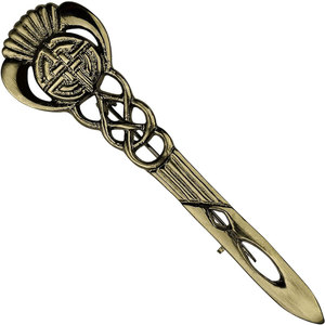 Al por mayor Pin de kilt celta antiguo de cardo escocés de alta calidad, accesorios tradicionales, OEM ODM personalizado - Product Image 1