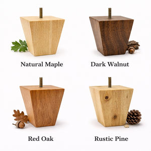 Modern Geometric Solid Wood Furniture <b>Leg</b> Unique Decorative Design <b>for</b> <b>Sofa</b> Cabinet Coffee Table Replacement OEM - Product Image 5