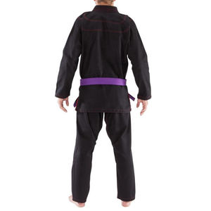 Kimono de Jiu-Jitsu BJJ personnalisable de haute qualité, uniforme léger en coton tissé perlé 340g, prérétréci, durable et renforcé - Product Image 6