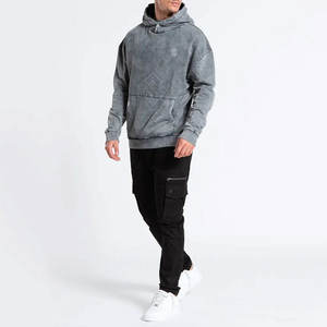 Sweats à capuche personnalisés en coton mélangé délavé à l'acide 2026 – Collection Hiver – Prix Abordable – Chauds et confortables - Product Image 4