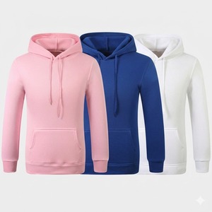 เสื้อฮู้ดผ้าฝ้ายฟลีซแบบเรียบ 400GSM แบบสั่งทำพิเศษ ขนาดและสีตามสั่ง พร้อมจับคู่สีตามรหัส Pantone - Product Image 2