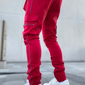 Pantalon vintage homme 2026 personnalisé avec strass, coupe large, effet vieilli, évasé - Product Image 3