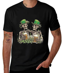 Camisetas de Punto con Cuello Redondo de Algodón de Alta Calidad al por Mayor 2025 para Hombre, Camisetas Informales de Verano de Manga Corta Transpirables - Product Image 1