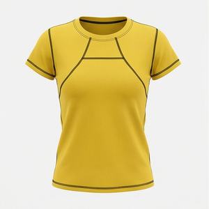 Nueva Llegada, Camisa de Oficina para Mujer, Primavera Otoño, Moda, Estampado Moderno, Vestido Informal para Dama, 240 g/m², 100% Algodón Satinado con Lentejuelas - Product Image 1