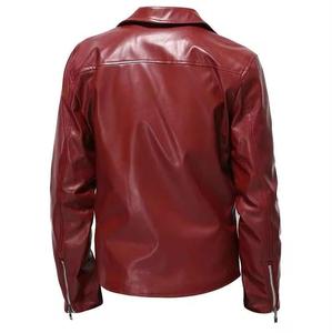 Custom 2026 Men's Leather Jacket High Quality Canvas <b>Waterproof</b> <b>Warm</b> Trendy Front Logo Eco-Friendly High Street Turtleneck Cheap - Product Image 4