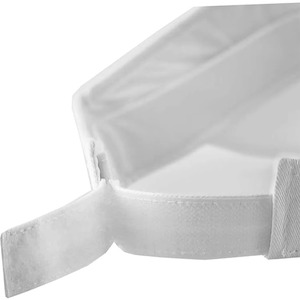 Gorra de Béisbol Unisex Blanca Sólida con Visera Frontal, Personalizable con Bordado o Logotipo Impreso, para Deportes y Ciclismo - Product Image 4