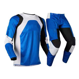 Maillot de motocross personnalisé 100% polyester sublimé, respirant, équipement de course MX, toucher cuir, pour les pilotes - Product Image 3
