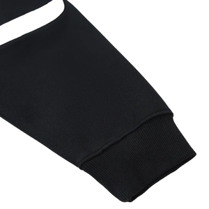 เสื้อสเวตเชิ้ตคอกลมโอเวอร์ไซส์แบบเรียบๆ สำหรับทุกเพศ |   เสื้อสตรีทแวร์ผ้าฝ้ายฟลีซเนื้อหนาแบบเรียบ - Product Image 4