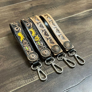 พวงกุญแจ Concho หนังแท้สำหรับทุกเพศ, สินค้ามาใหม่มีสไตล์คุณภาพสูงเป็นเครื่องมือทำจากหนัง - Product Image 5